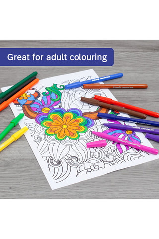 12 stylos-feutres Colorella Star - 12 encres