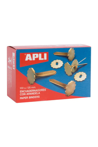 100 attaches parisiennes 25 mm