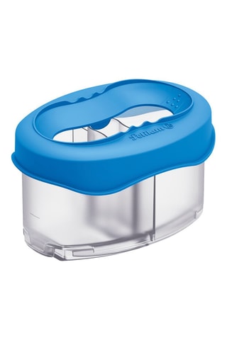 Gobelet à eau pour peinture - Bleu roi et transparent