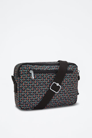 Sac bandoulière Abanu - Noir et orange