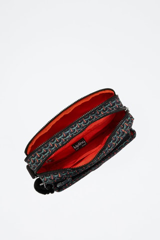 Sac bandoulière Abanu - Noir et orange