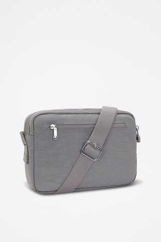 Sac bandoulière Abanu - Gris clair et marron clair