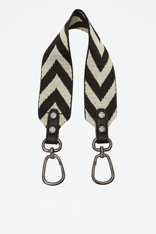 Bandoulière Shoulderstrap Noir et écru