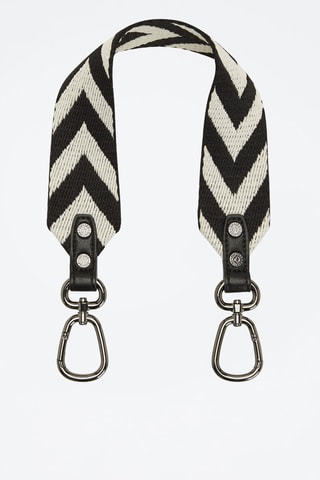Bandoulière Shoulderstrap Noir et écru