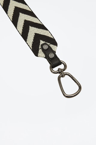 Bandoulière Shoulderstrap Noir et écru