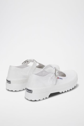 Salomés plateformes en cuir 2541 ALPINA MARY JANE - Blanc