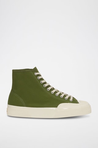 Baskets montantes 2432 WORKS LOW CUT COTTON - Vert