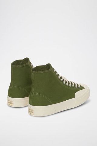 Baskets montantes 2432 WORKS LOW CUT COTTON - Vert