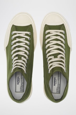 Baskets montantes 2432 WORKS LOW CUT COTTON - Vert