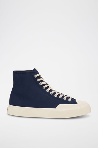 Baskets montantes 2432 WORKS LOW CUT COTTON - Bleu