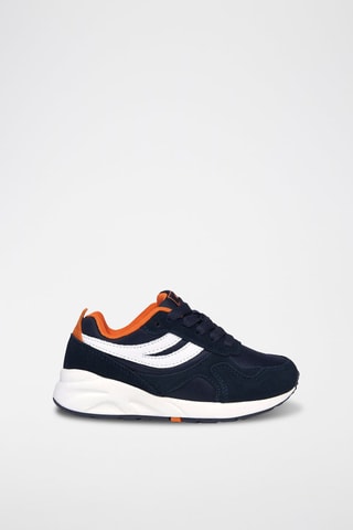 Baskets 4073 KIDS TRAIN - Bleu marine