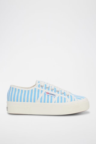 Baskets 2740 STRIPES PRINT - Bleu