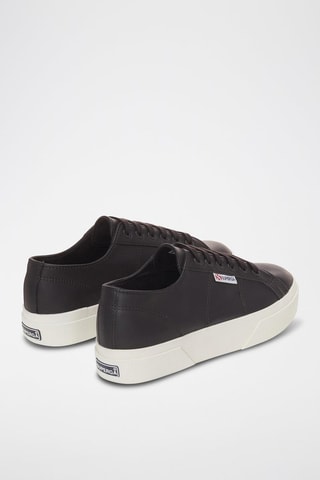 Baskets plateformes en cuir 2740 PLATFORM NAPPA - Noir