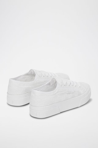 Baskets plateformes 2740 FLOWER SANGALLO - Blanc