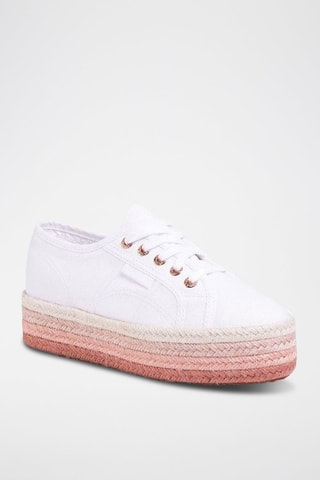 Baskets plateformes 2790-COTCOLOROPEW - Blanc