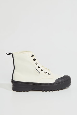 Baskets montantes 2348-ALPINA NYLON TREK - Blanc