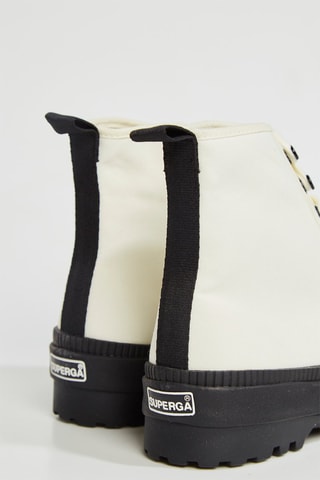 Baskets montantes 2348-ALPINA NYLON TREK - Blanc