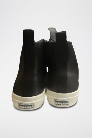 Hoge Leren Sneakers - Zwart