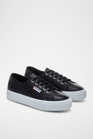 Baskets plateformes en cuir 2730 NAPPA - Noir