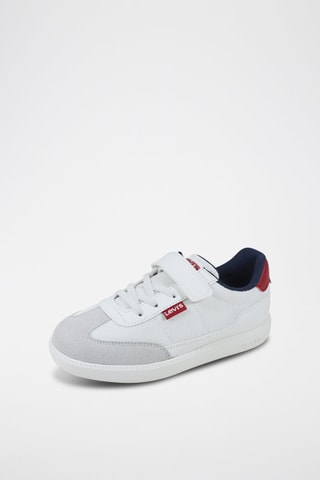 Baskets Jackson SR - Ecru et rouge