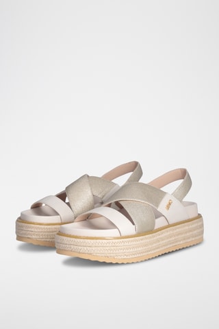 Sandales plateformes - Beige