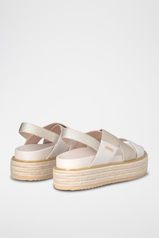 Sandales plateformes - Beige