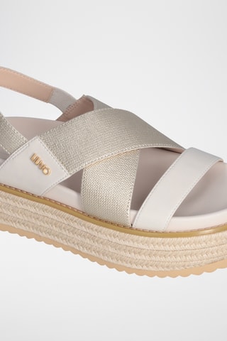 Sandales plateformes - Beige
