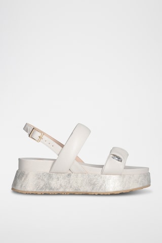 Sandales plateformes - Beige