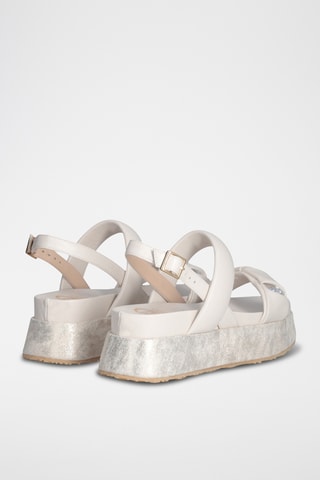 Sandales plateformes - Beige