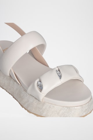 Sandales plateformes - Beige