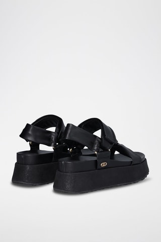 Sandales plateformes Frida - Noir