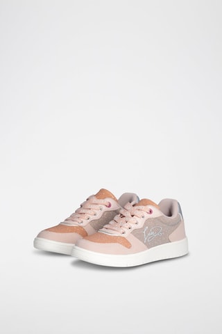 Sneakers Celia - Orange, rose et gris