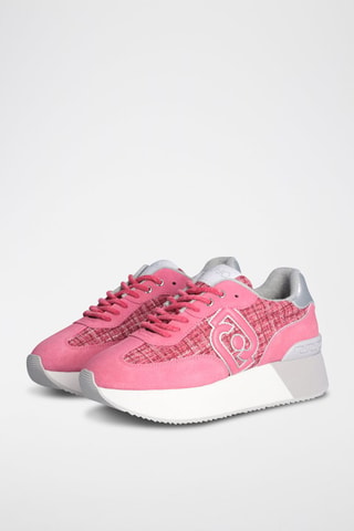 Sneakers plateformes en cuir Dreamy - Rose