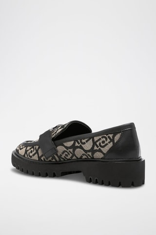 Mocassins Cora - Blanc et noir