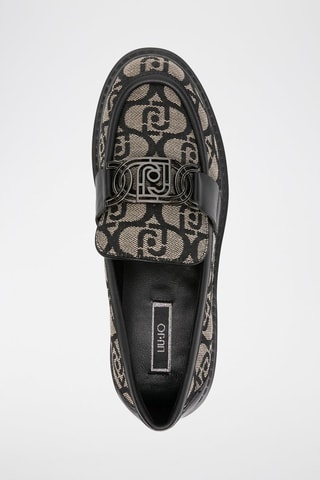 Mocassins Cora - Blanc et noir