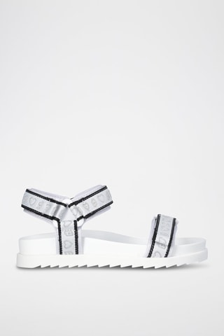 Sandales plateformes - Noir et blanc