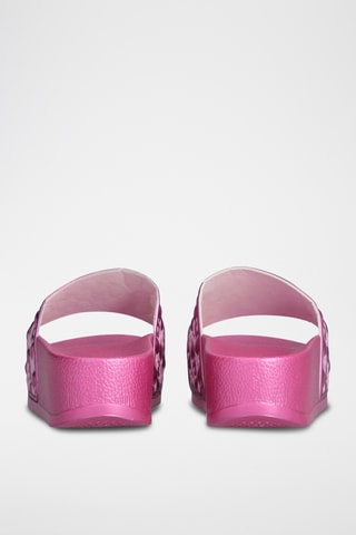 Claquettes plateformes - Rose