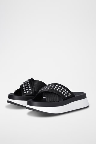 Mules plateformes - Noir