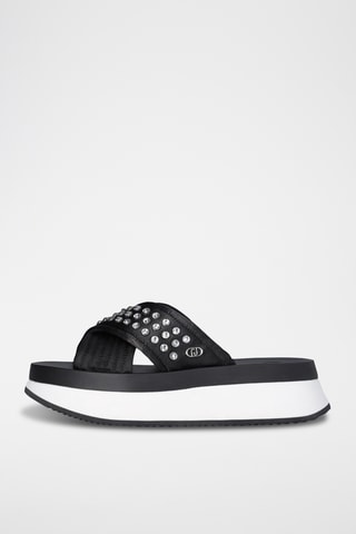 Mules plateformes - Noir