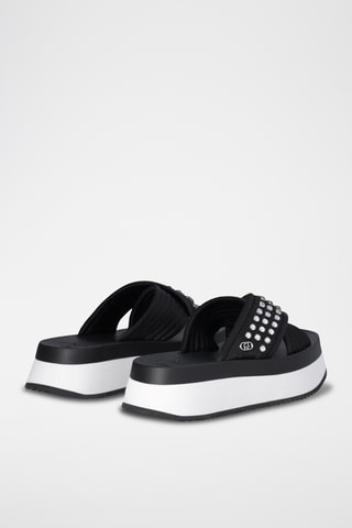 Mules plateformes - Noir