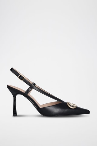 Escarpins en cuir de chèvre - Noir