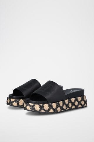Mules plateformes - Noir