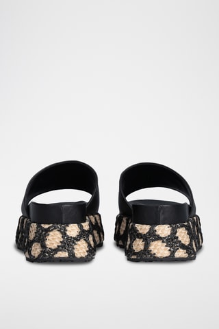 Mules plateformes - Noir