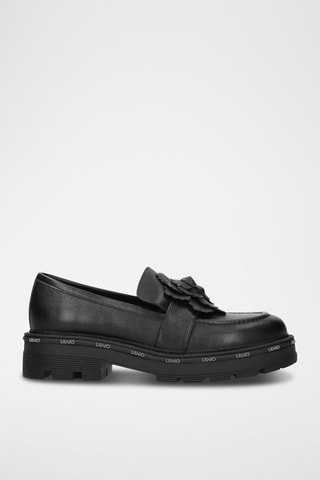 Mocassins en cuir de veau Taylor - Noir