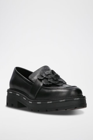 Mocassins en cuir de veau Taylor - Noir