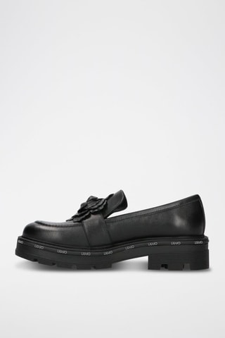 Mocassins en cuir de veau Taylor - Noir