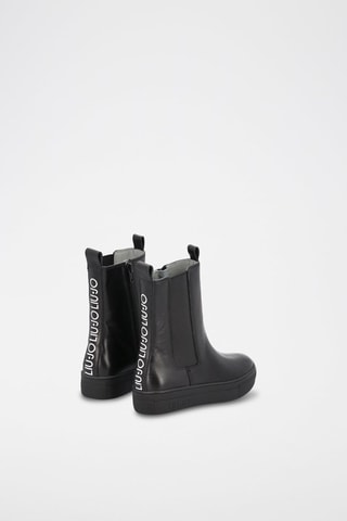 Bottines en cuir de veau Alicia - Noir