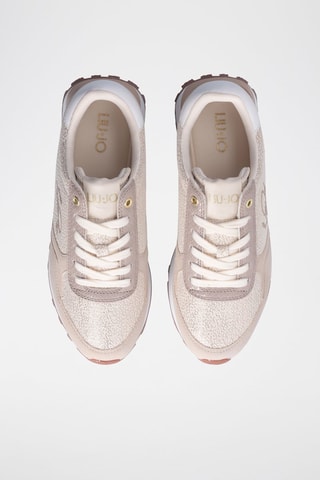 Sneakers Evelyn - Beige, blanc et rose