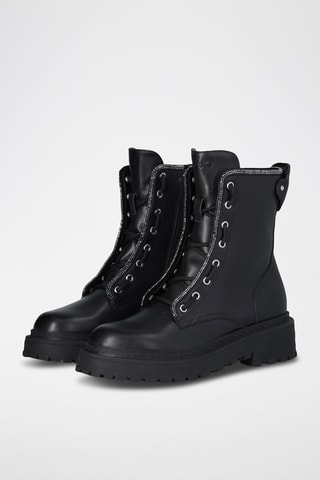 Bottines en cuir Rumi - Noir