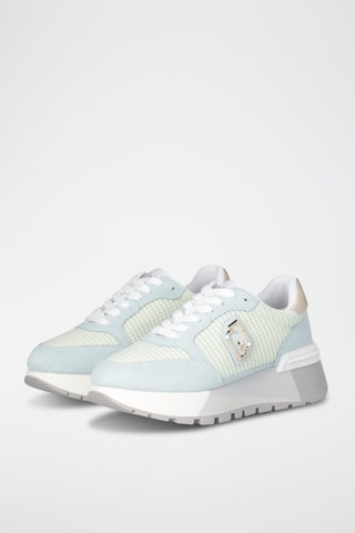 Baskets en cuir Amazing Amazing - Blanc et gris